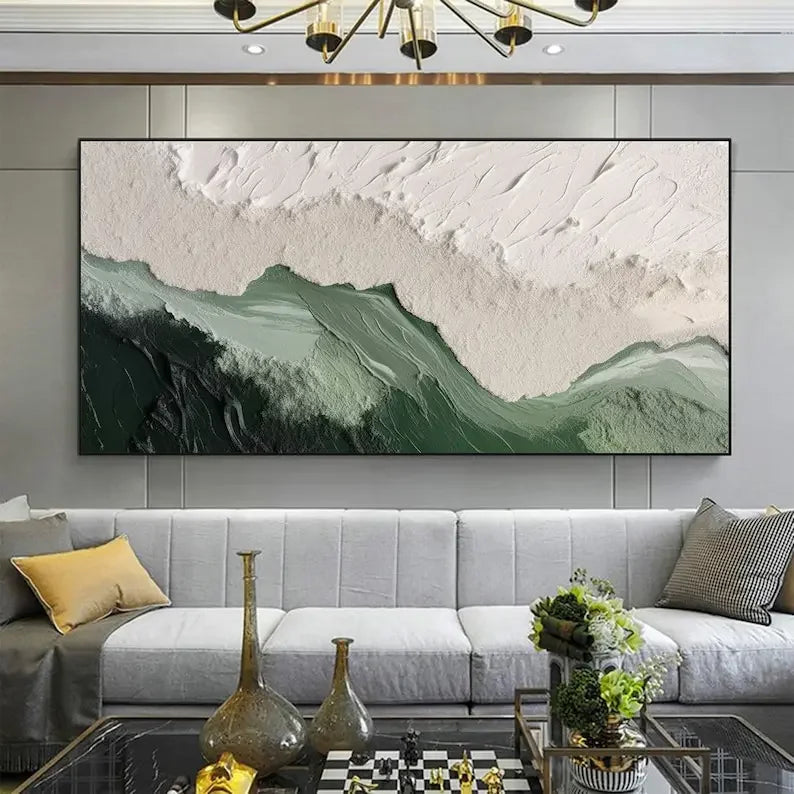 Minimalist Beach Abstract Print Large Wall Mural Texture Ocean Wall Decor Modern Living Room Art Home Decor Canvas Painting