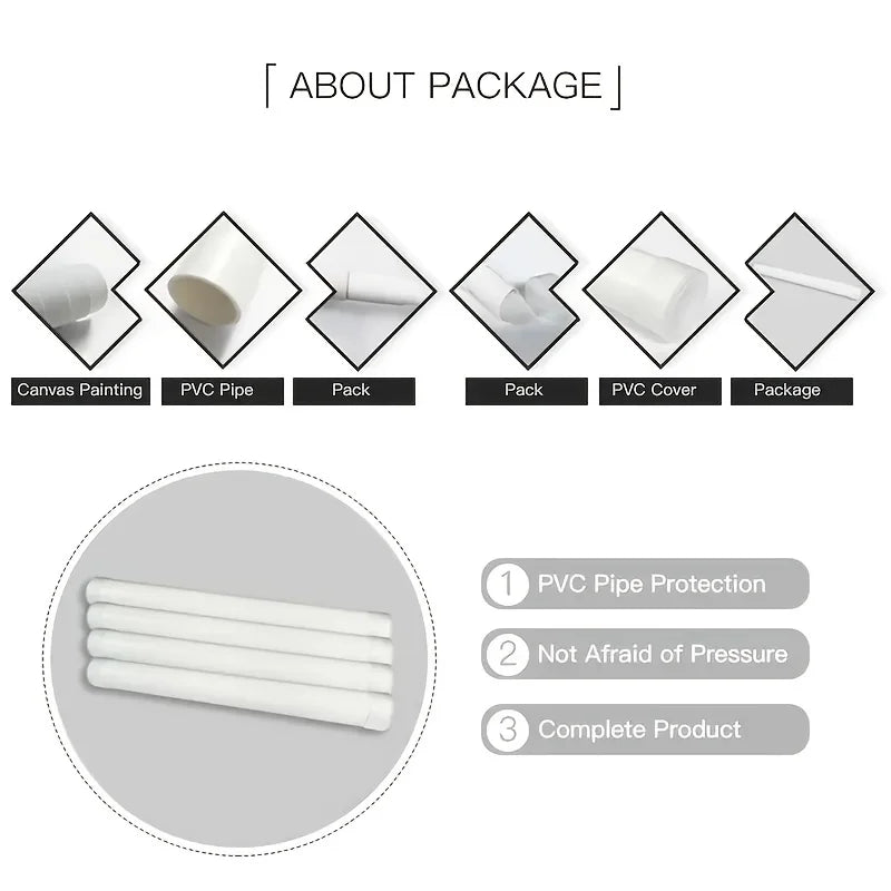 1pcs Frameless Canvas Poster, Modern Art, Starry Sky, Sun, Snowy Mountains and River, Ideal Gift for Bedroom, Wall Decoration